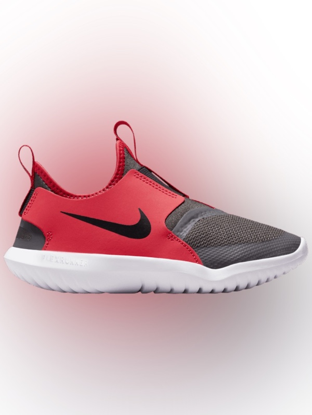 Nike Flex Runner PS “Siren Red Medium Ash” Toddler Sneakers – Size 9C 🖤❤️